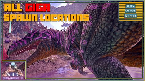 no i mean killing everything on a mountian to get a giga to spawn in. #2. Desertworld (Banned) Apr 1, 2016 @ 4:51am. in ARK spawns work randomly. you can't know when a giga will spawn next. the server just spawns something when there are too less dinos at the moment. just kill everything you can see and maybe a giga will spawn …. 