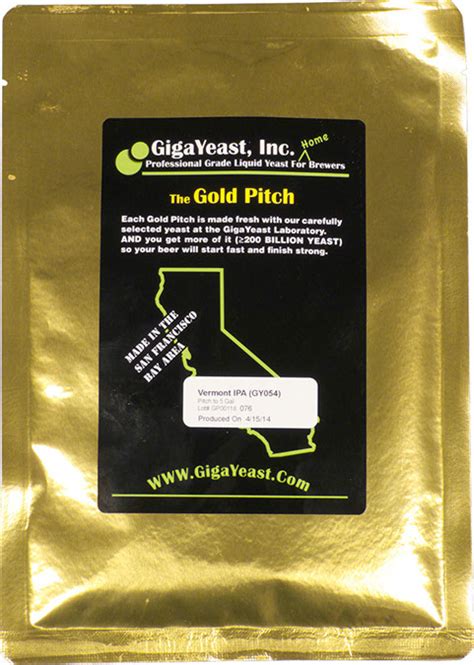 GigaYeast - Vermont IPA Yeast - Yeast Brewer