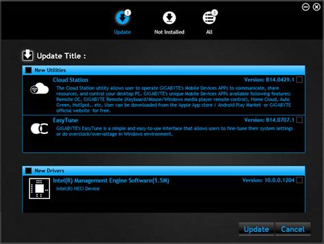 Gigabyte app center bios update.  Using a simple, unified user interface, GIGABYTE APP Cen...