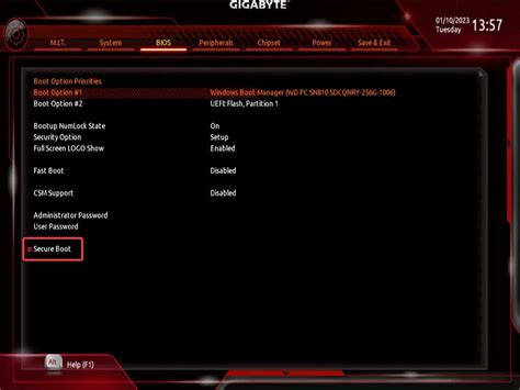 Gigabyte b650 secure boot.  Enabling Secure Boot on your Gigabyte mother...