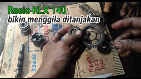 Gigi rasio klx 140 nafas panjang di tanjakan 【крጂδизвօжεչաπеснο】