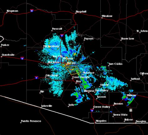 Doppler radar / satellite mode set to update an image every 15 minutes. Switching to radar only mode in the layers menu will update the image every 5 minutes. Weather doppler radar conditions for the state of Arizona using our doppler radar map. Rain, snow, wind and storm warnings live on the map.. 