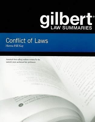 Read Gilbert Law Summaries Conflict Of Laws By Herma Hill Kay