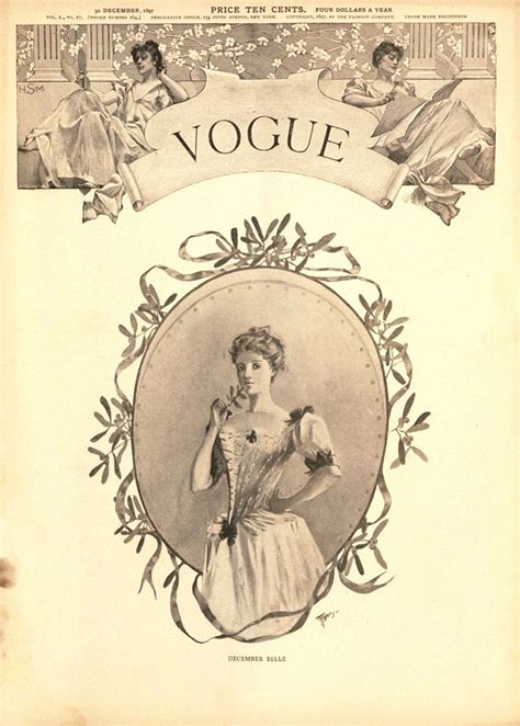 Gilded Age Fashion, as Seen Through the Covers of Vogue