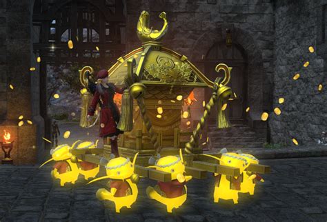 Gilded mikoshi. May 17, 2021 - Here are three new mounts to show you. The first is a chocolatey mount that is easy for you to get. And the next, coming with the released patch 5.5, are two amazing golden and bright new mounts - Resplendent Vessel Of Ronka and Gilded Mikoshi. We believe them to be the expensive and amusing new mounts because their im… 
