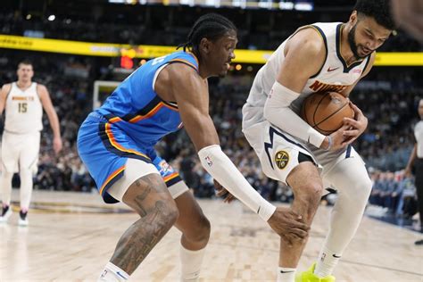 Gilgeous-Alexander scores 40, Thunder snap Nuggets’ 6-game win streak with 119-93 victory