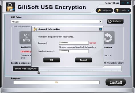 GiliSoft USB Stick Encryption for Windows