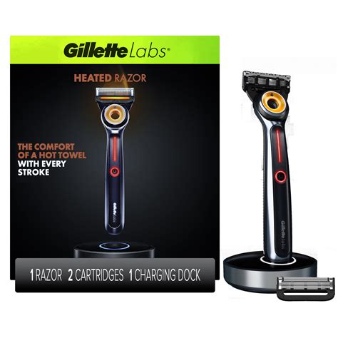 Gillette Labs Heated Razor With 2 Razor Blade Refills