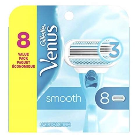 Gillette Venus Smooth Classic, Ostrza, wkłady, 8 szt.