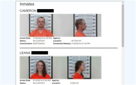 Gillette wyoming jail roster.  All data shown reflects Wyoming Inmate, ...