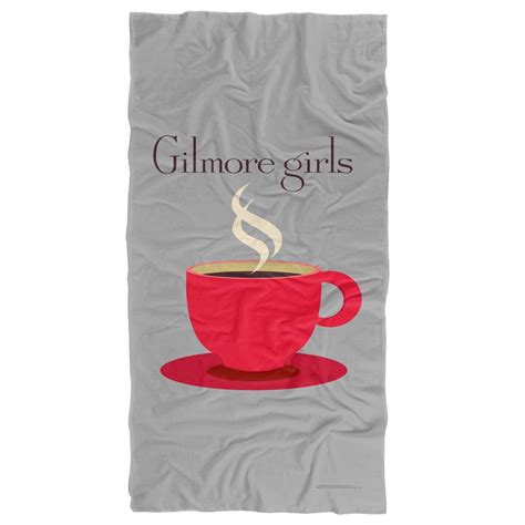 Gilmore Girls Beach Towel, 30"x60" Coffee Cup Logo Beach Towel ...