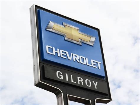 Gilroy chevrolet. Welcome to Savalan Auto Sales, located in Gilroy, CA, where quality service and customer satisfaction come first. ... We have all the popular brands such as Chevrolet, Ford, GMC, Honda, Toyota, Nissan, Mazda, Lexus, Acura, Lincoln, Volkswagen, Chrysler and Dodge. We pride ourselves on a hassle-free car buying experience where your needs come ... 