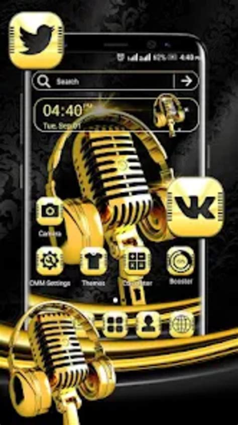 Gilt Music Launcher Theme APK Download for Android 