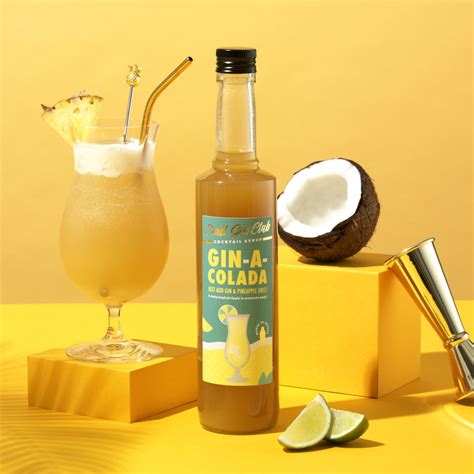 Gin-a-colada Cocktail Syrup 500ml Craft Gin Club Online Shop