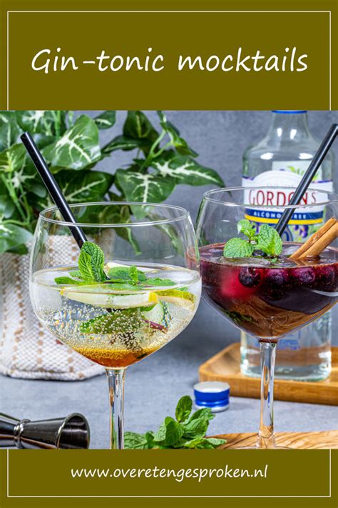 Gin-tonic mocktails - Overetengesproken.nl