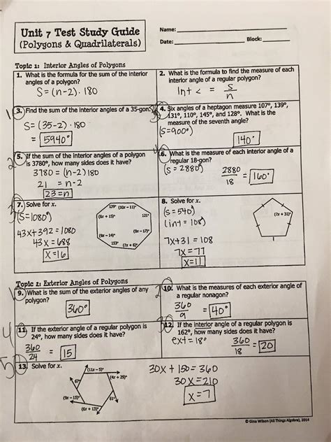 Gina wilson all things algebra unit 1 test study guide. This unit contains the following topics: • Angles in Standard Position. • Degrees and Radians. • Coterminal Angles. • Degree-Minute-Second (DMS) Form. • Arc Lengths. • Area of Sectors. • Circular Motion: Linear Speed and Angular Speed. • Six Trigonometric Functions (Sine, Cosine, Tangent, Cosecant, Secant, Cotangent) 