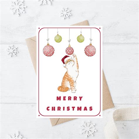 Ginger Cat Christmas - Etsy UK