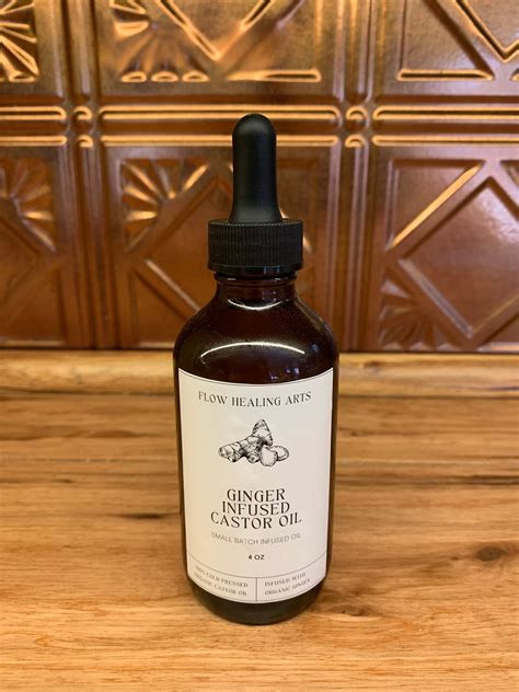 Ginger castor oil.  Simple, natural, and deeply healing.  This dynamic combinati...