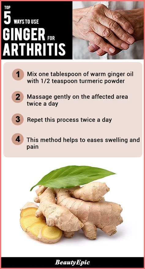 Ginger for arthritis pain: Will it work?