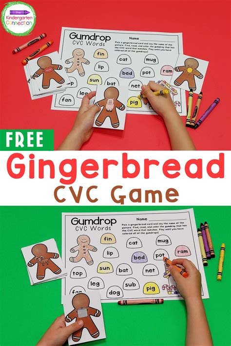 Gingerbread CVC Game - The Kindergarten Connection