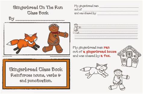 Gingerbread Class Book Classroom Freebies