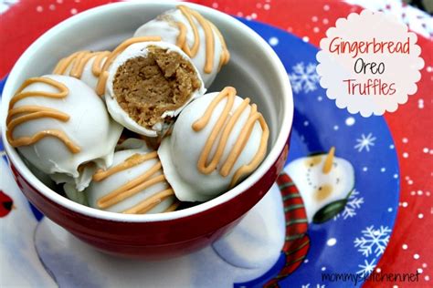 Gingerbread Oreo Cookie Truffles — Mommy