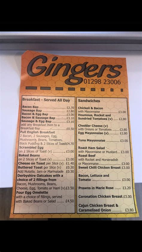 Gingers cafe. Ginger snaps family run cafe. 957 likes · 100 talking about this. family run hearty cafe based in South kirkby Pontefract 