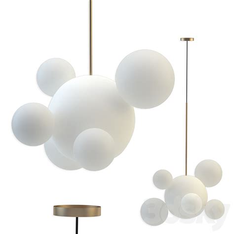 Giopato Coombes Bolle Frosted Pendant Bubbles 3 3D model