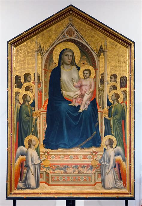 Giotto, Virgin and Child enthroned (Ognissanti Madonna)