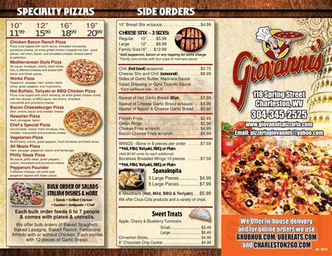 Giovannis pizza near me. Order PIZZA delivery from Giovanni's House of Pizza in Peabody instantly! View Giovanni's House of Pizza's menu / deals + Schedule delivery now. Giovanni's House of Pizza - 525 Lowell St, Peabody, MA 01960 - Menu, Hours, & Phone Number - Order Delivery or Pickup - Slice 