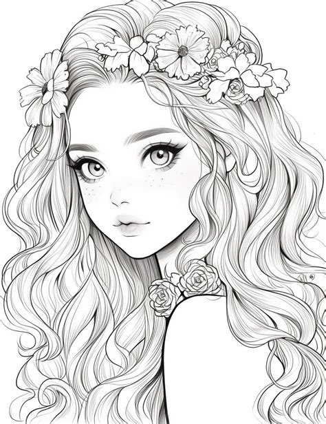 Girl Coloring Pages