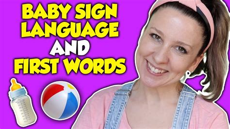 Girl in Baby Sign Language, ASL - YouTube