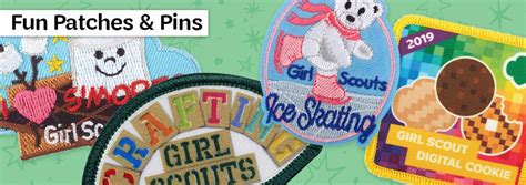 Girl scout patches.  GIRL SCOUT FUN PATCHES by THE PATCH CONNECTION Top quality patches for Girl...
