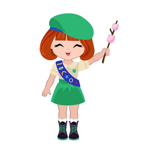 Girl scouts Vector Art Stock Images Depositphotos