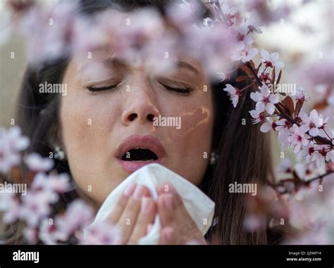 Girl sneezing attack. .  ...