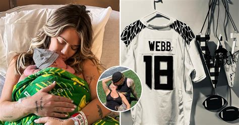 Girlfriend of late Oregon athlete Spencer Webb gives birth to their baby, and guess what his name is