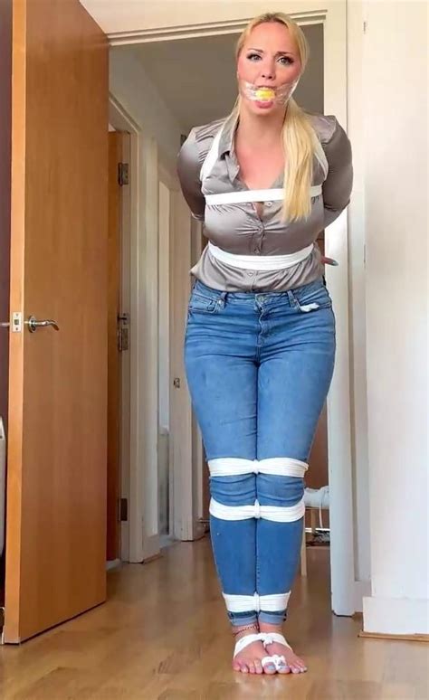 Girls bound outside free pics. .  ...