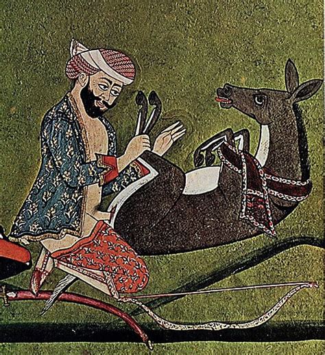 Girls fucking donkies.  Donkey.  19th-century Persian miniature art work ...