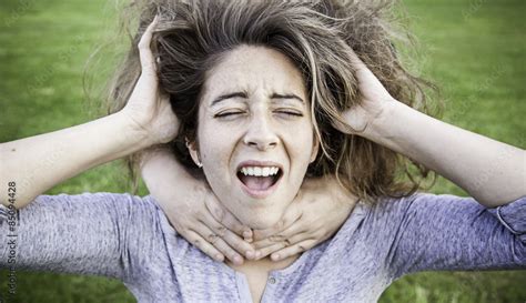 Girls getting strangled.  It can be difficult to give continuing, clear ...