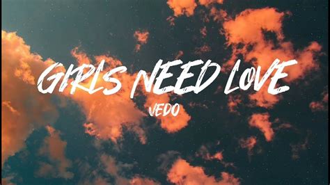 Girls need love lyrics. 8 Sep 2023 ... for someone's asking what the song title, its "Girls need love (Girls Edition)3:40 by jaybeats. ... lyrics. h2. 419.5K · recommend-cover. The ..... 