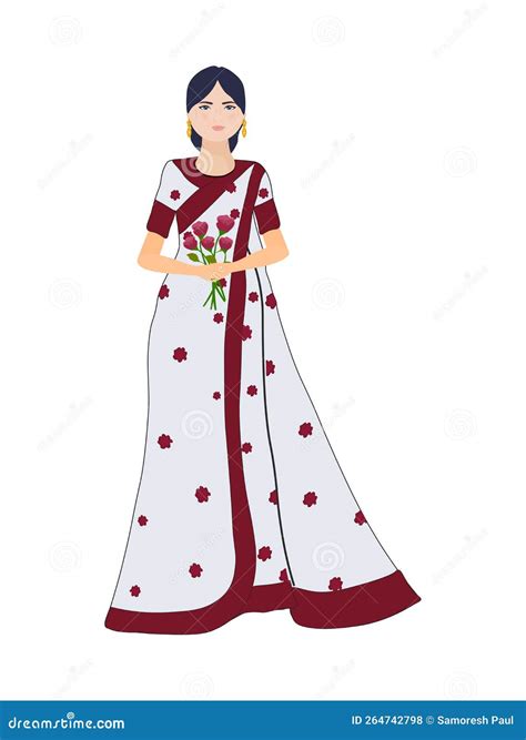 Girls saree Vectors & Illustrations for Free Download Freepik