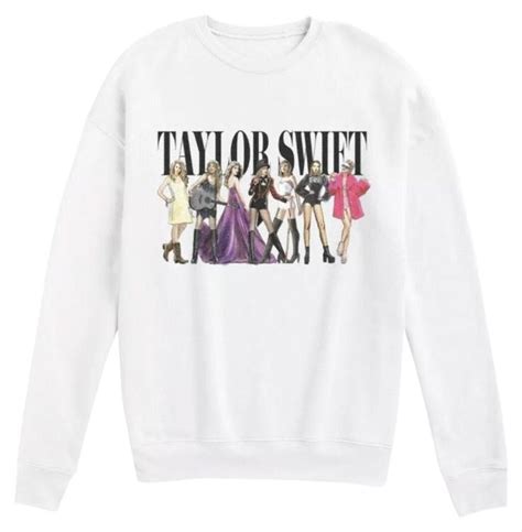 Girls taylor swift sweatshirt. Singer Taylor Makeup Bag Gift Set, TS Album Inspired Merchandise Including Drawstring Bag, Cosmetic Bag, Bracelet, Necklace and Stickers for Fans. 200+ bought in past month. $2599 ($25.99/Count) FREE delivery Fri, Mar 15 on $35 of items shipped by Amazon. Or fastest delivery Wed, Mar 13. 