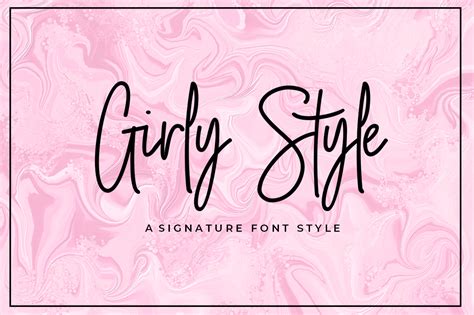 Girlsfa Cute and Girly Monoline Font Free Fonts, Script