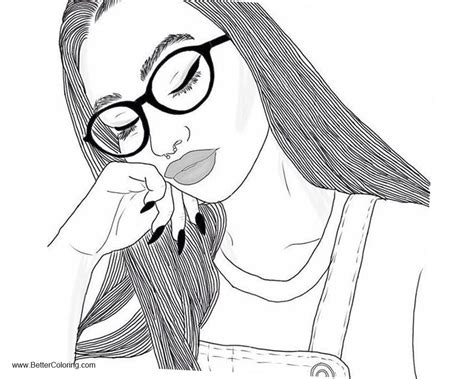 Girly Pages For Teens Coloring Pages