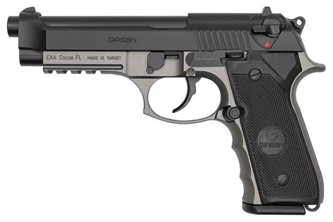 Girsan Regard MC Flat Dark Earth 9mm Pistol. $439.00. Add to Compare. (17) Girsan MCP35 9mm Luger 4.87" 15+1 Matte Black Finish Frame with Serrated Blued Steel Slide & Checker. $485.00. Add to Compare. (2) EAA Girsan MCP35 PI LW OPS High Power 9mm 3.8" Silver Cerakote Optic Ready 15+1.. 
