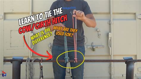Girth hitch vs cow hitch.  Learn the key differences between Girth hitch and...