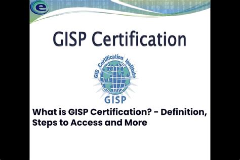 Gisp Certification Cost
