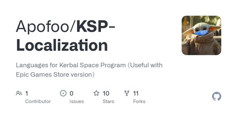 GitHub - Apofoo/KSP-Localization: Languages for Kerbal Space …