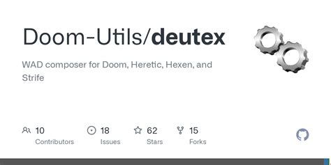 GitHub - Doom-Utils/deutex: WAD composer for Doom, Heretic, …