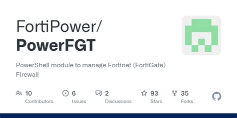 GitHub - FortiPower/PowerFGT: PowerShell module to manage …